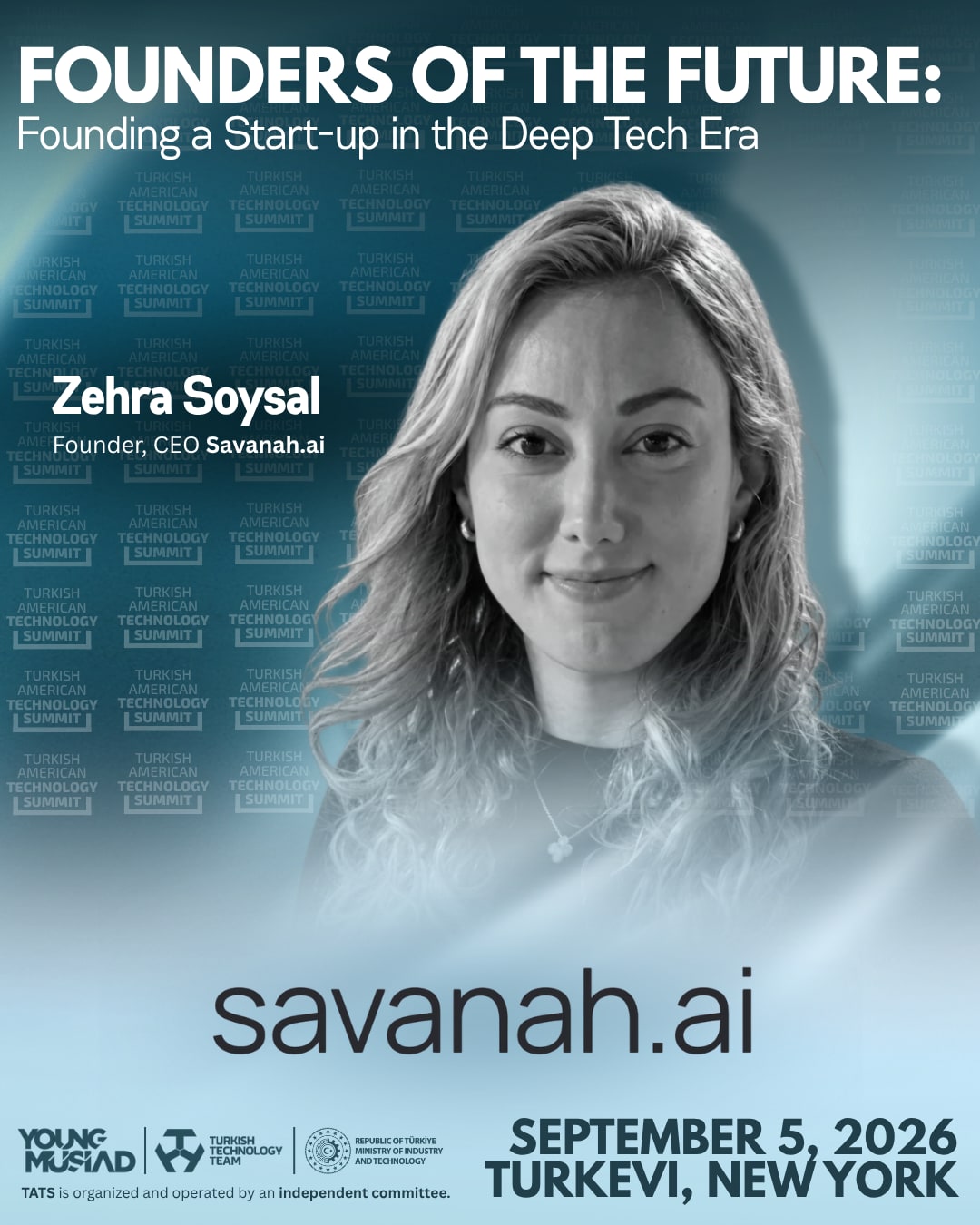 Zehra Soysal — Savanah.ai announcement poster